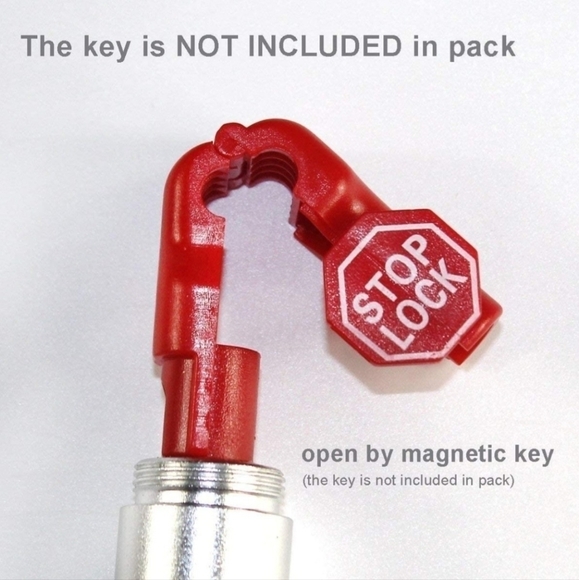 10-PACK RETAIL SECURITY 6mm STOP LOCKS  DISPLAY/ PEG HOOK ANT-THEFT/ ANTI-SWEEP - Picture 5 of 5